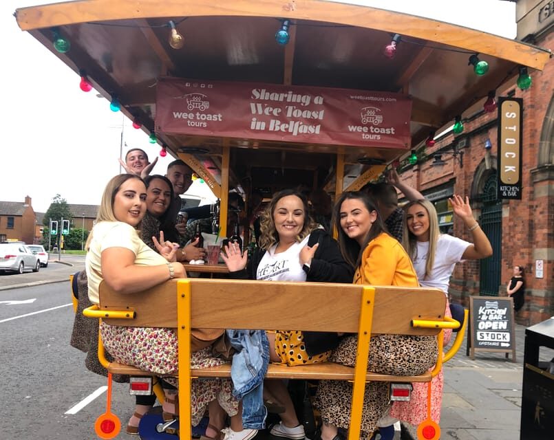 Belfast: City Centre Beer Bike Tour - The Route: Royal Avenue, Corn Market, City Hall, Opera House