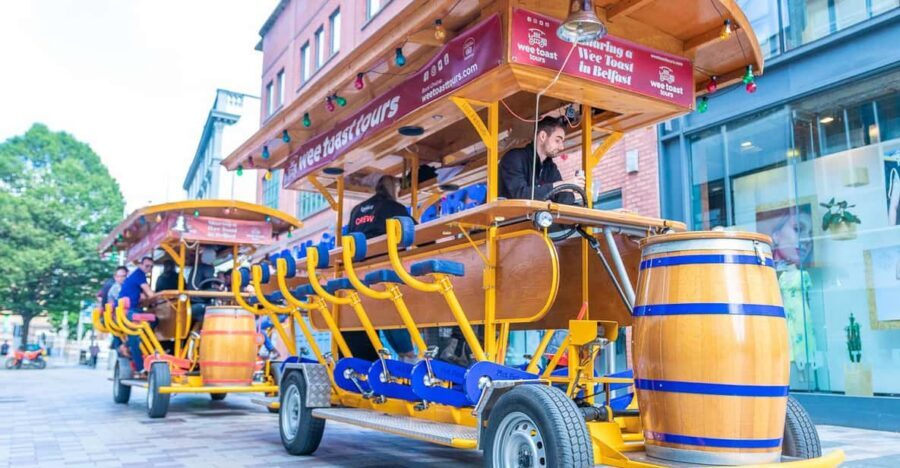 Belfast: City Centre Beer Bike Tour - Meet Point at Wee Toast Tours: Simple Logistics, Quick Start