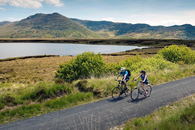 Cycling Westport & the Great Western green way. Mayo. Self-guided - Stop 4: Clew Bay for Hours of Island Views and Big Mountain Angles