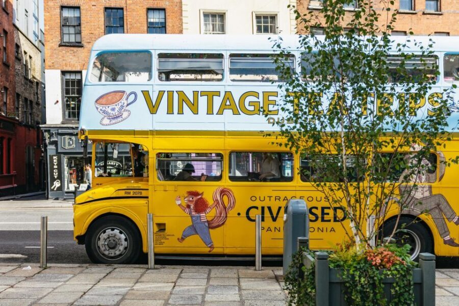 Dublin: Afternoon Tea Vintage Bus Tour - Afternoon Tea Menu: Scones, Sandwiches, Desserts, and Unlimited Hot Drinks