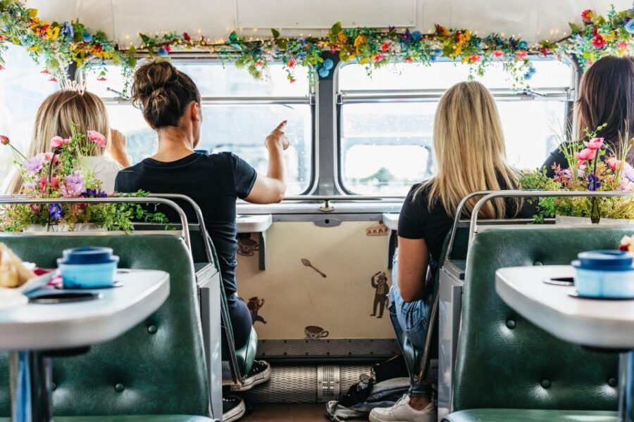Dublin: Afternoon Tea Vintage Bus Tour - What Happens On Board: 1960s Music, Host Stories, and the Pace