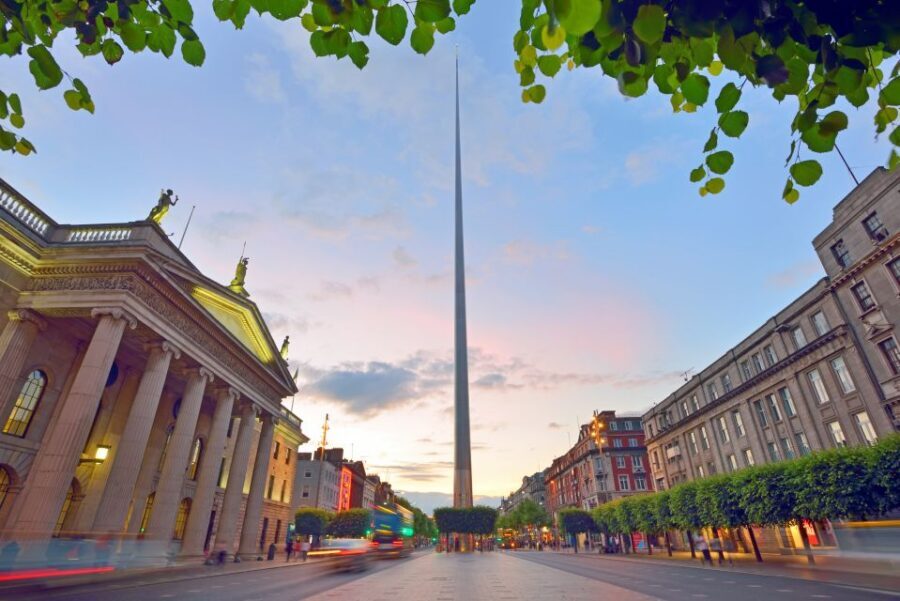 Dublin: Big Bus Panoramic Night Tour with Live Guide - Open-top panoramic comfort: photos, sound, and weather reality