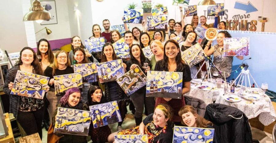 Dublin: Drinking and Painting Party with Art Instructor - The Step-by-Step Guidance (Without the Art-Student Pressure)
