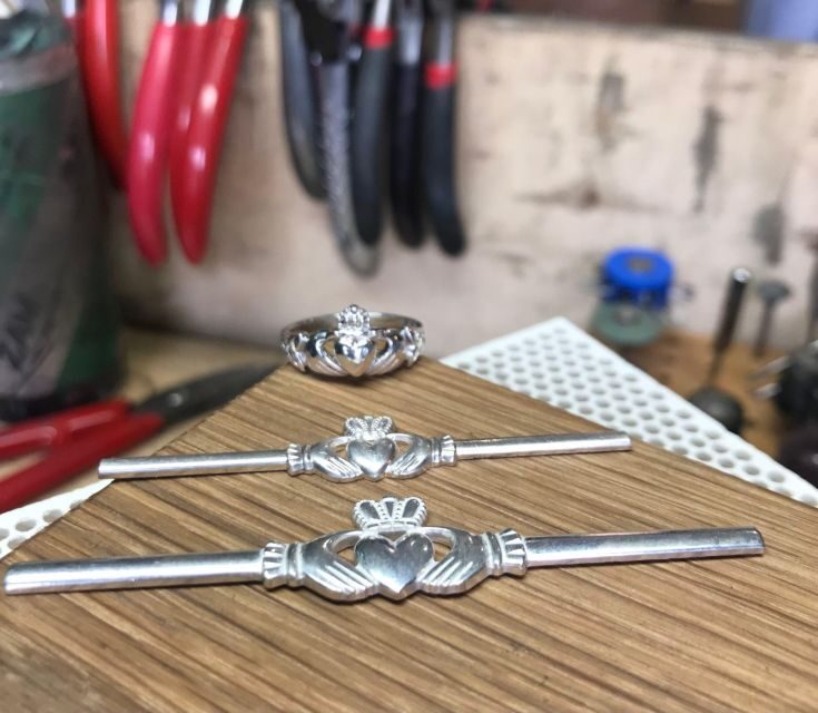 Dublin: Forge Your Own Silver Claddagh Ring Workshop - Silver Works: the setting and how the class runs