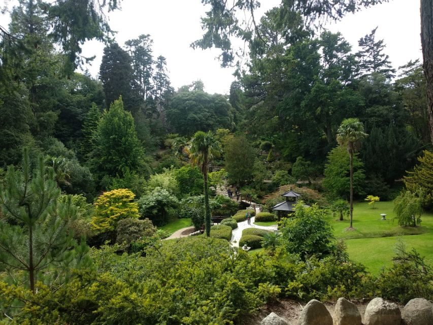 Dublin: Full-Day Wicklow Mountains Tour w/ Glendalough Visit - Powerscourt House & Gardens: Japanese Garden, Winged Horses, and the Rapunzel Tower