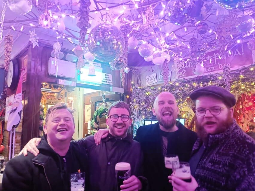 Dublin: Pub Tour. Pour The Perfect Guinness, Whiskey & Music - The end at The Cobblestone: traditional Irish music session time