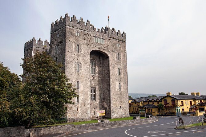 Dublin to Bunratty Castle, Cliffs of Moher, Burren Galway by Rail - The Burren by coach: limestone terrain, plant life, and photo stops