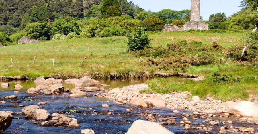 From Dublin: Wicklow Mountains, Glendalough & Kilkenny Tour - Stop 1 to Glendalough: The Guided Monastery Walk and Lake Options