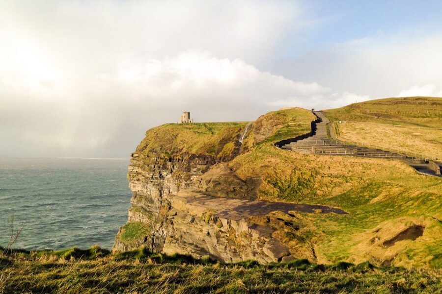 From Galway: Cliffs of Moher Half-Day Express Trip - On the coach: quick ride, windy roads, and driver energy