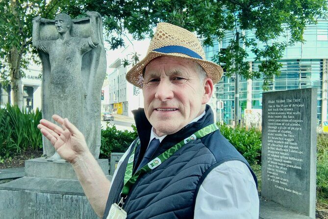 Galway History Walking tour with Local expert - Private Group - The Lynch Memorial window and the Bowling Green Joyce link