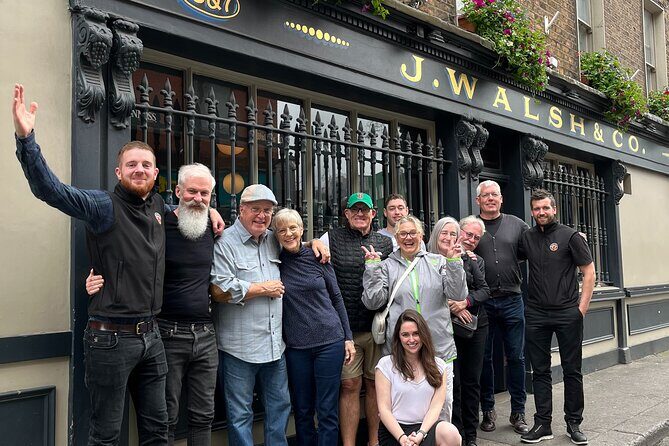Guinness Storehouse: Entry ticket + Perfect Pint Pub Tour - Walking O’Connell Street toward a proper pub stop