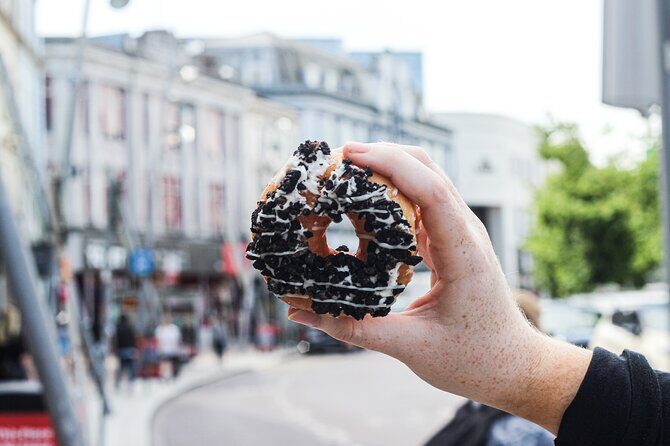 Historic Cork Delicious Donut Adventure by Underground Donut Tour - St Patrick Street and the Huguenot burial ground: old faith, mixed eras