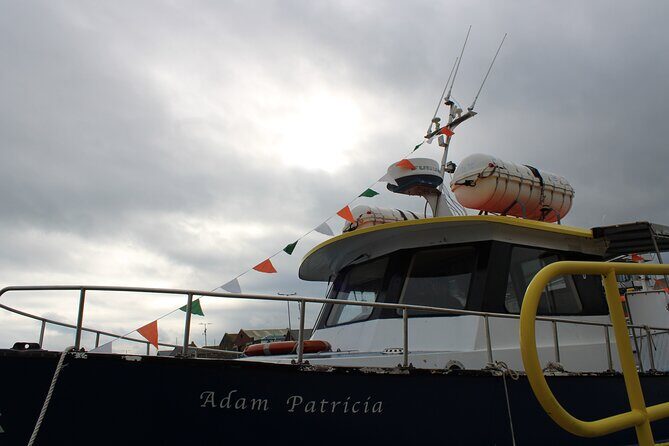 Howth Cliffs and Ireland's Eye Ferry Boat Tour - Exiting the harbour: Howth Lighthouse views on the way out