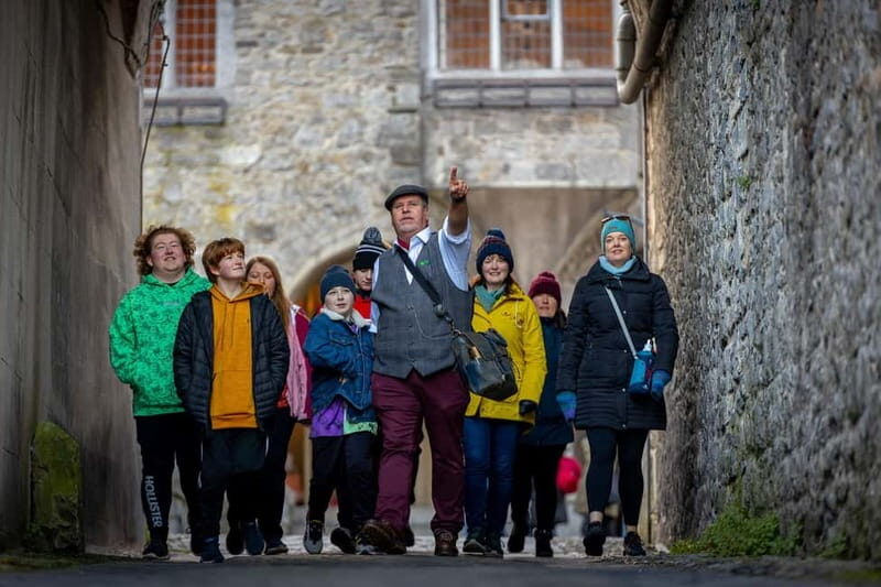 Kilkenny: Historical and Hysterical Guided City Walking Tour - The route, stop by stop: what you do and why it matters