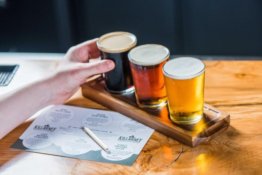 Killarney: Brewery Tour and Tasting - Your tasting in the inviting tasting room