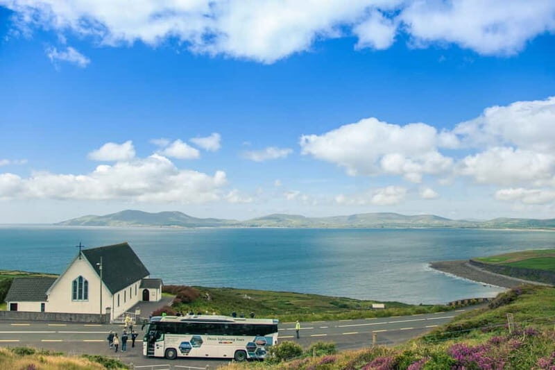 Killarney: Ring of Kerry Bus Tour - Killorglin on the way out: festival energy before the scenery