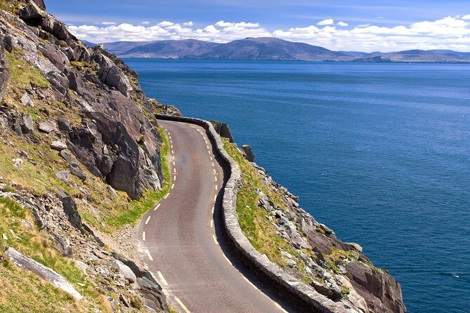 Private Tour:Ring of Kerry,Kerry Cliffs from Kenmare, Sneem etc. - Ballycarbery Castle ruins: cannon scars and a dramatic setting