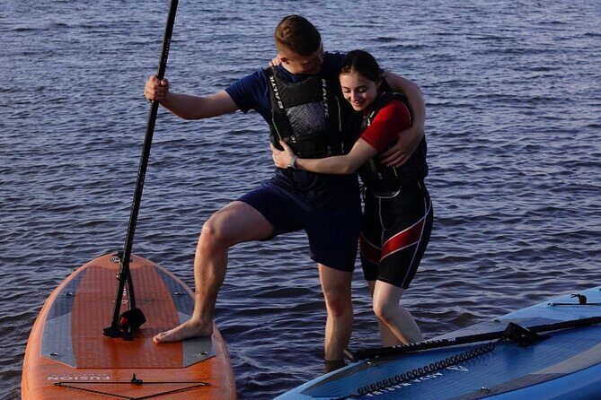 Sunset SUP experience in Malahide, Dublin - What to wear and bring (and the €10 wetsuit option)